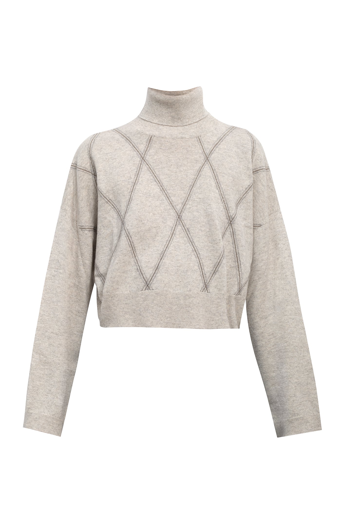 Load image into Gallery viewer, Bead-detailing wool-blend jumper