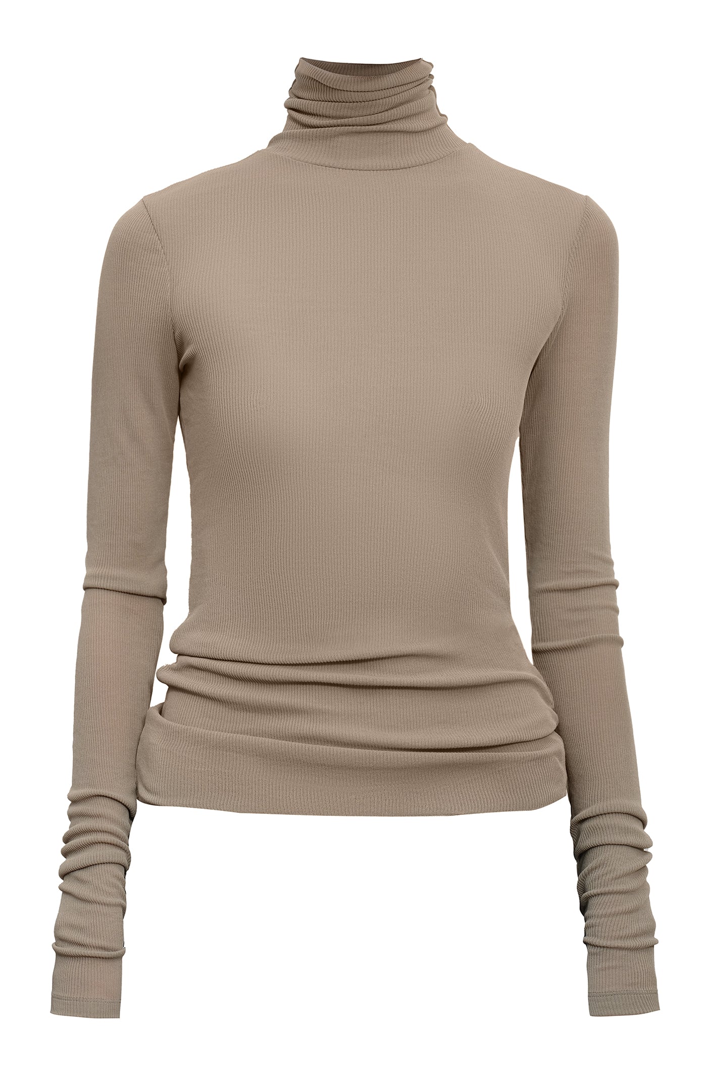 Load image into Gallery viewer, High-neck ribbed-knit jumper