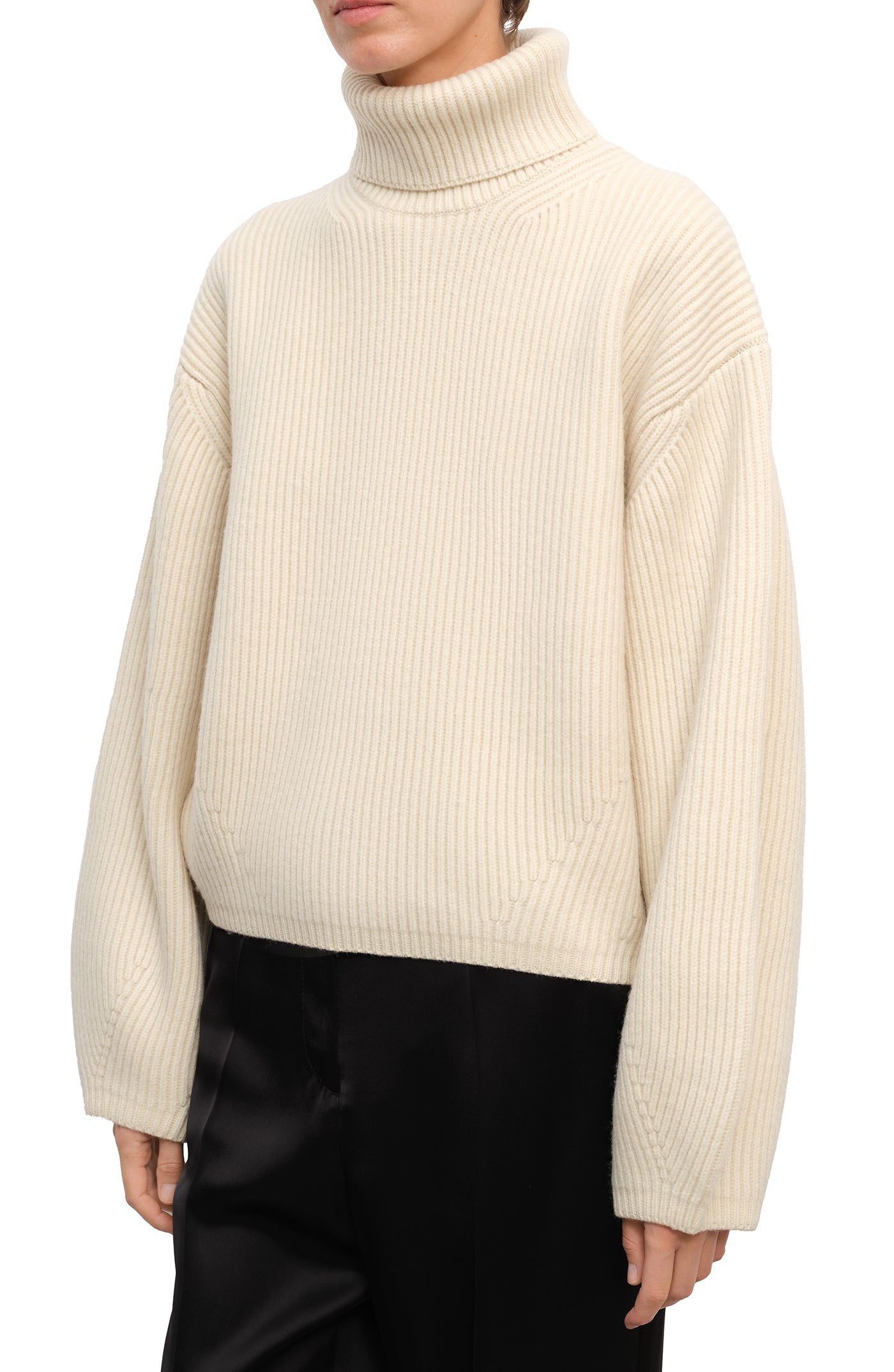 Load image into Gallery viewer, Ribbed turtleneck top