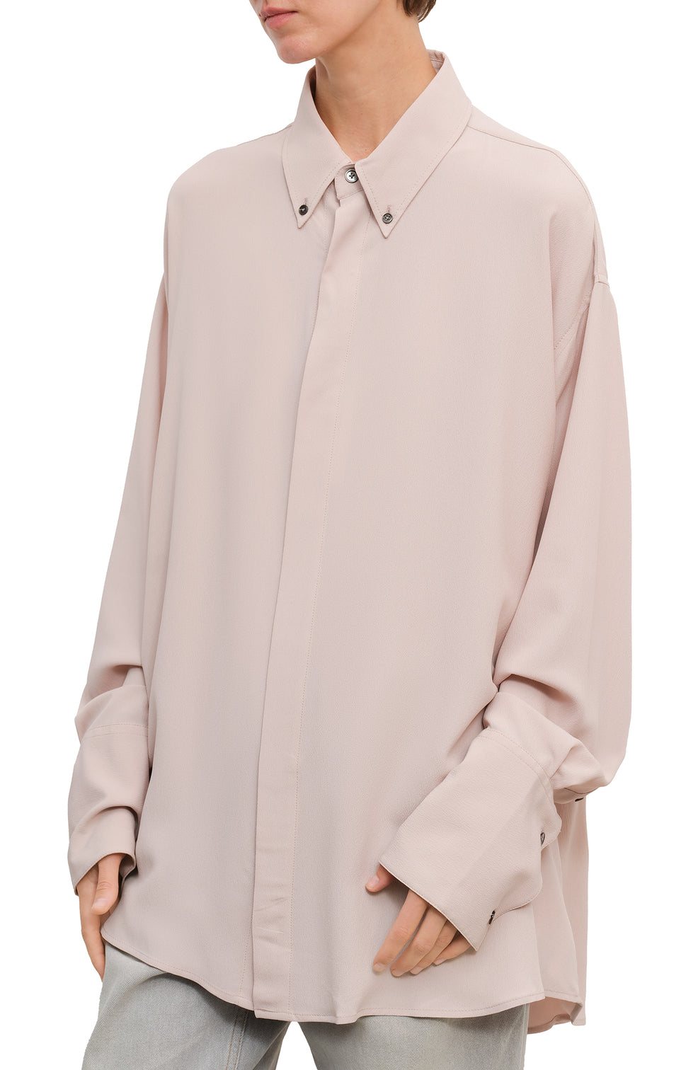 Button-down oversized shirt