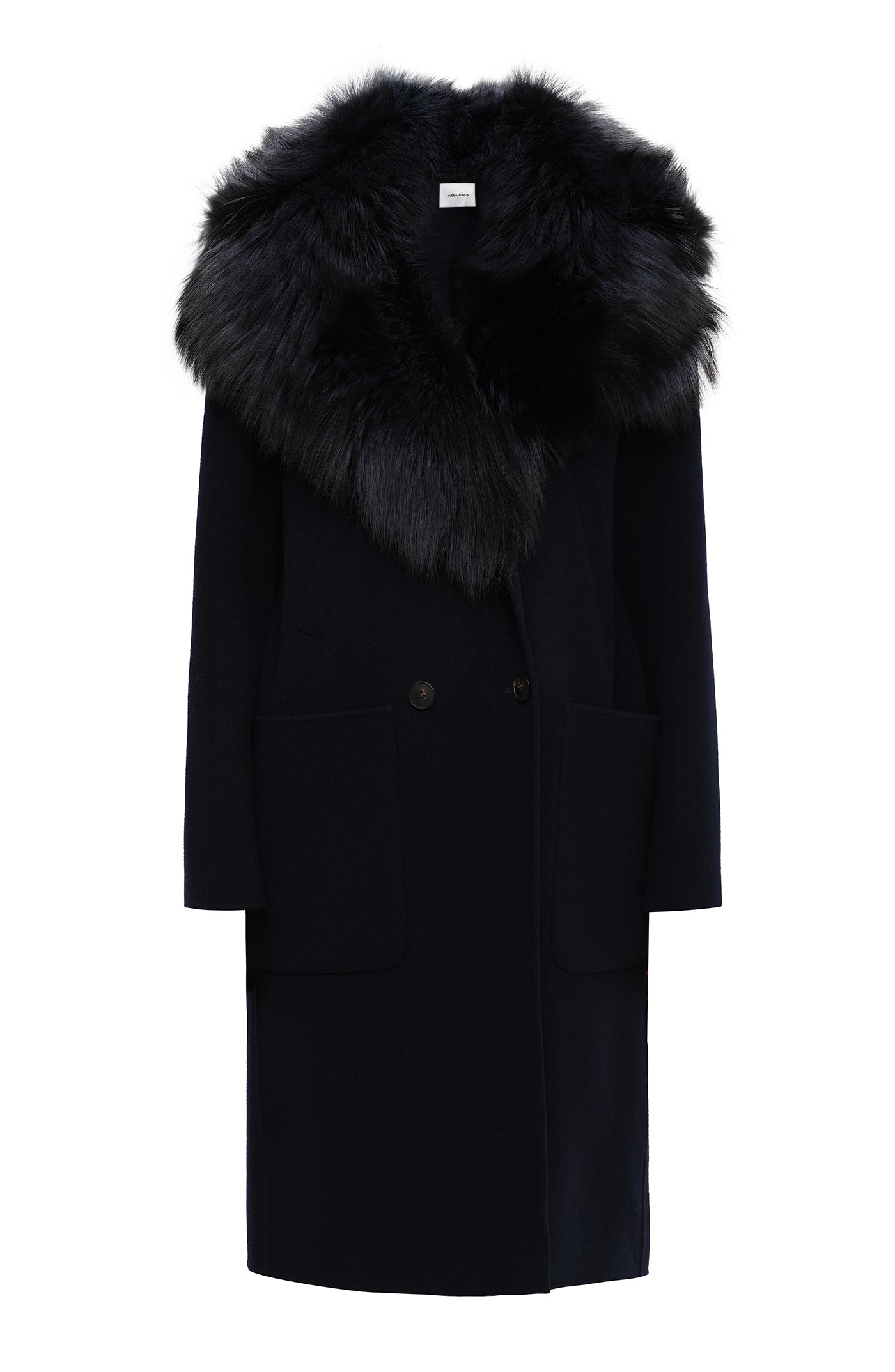 Load image into Gallery viewer, Coat with fur collar