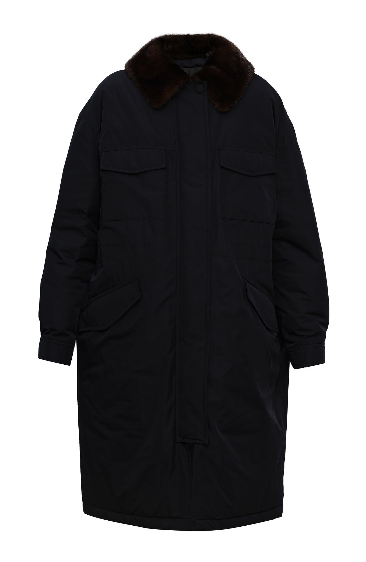 Load image into Gallery viewer, Mink fur parka