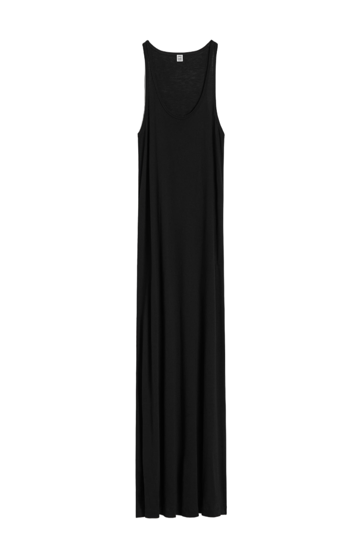 Load image into Gallery viewer, Scoop-neck jersey dress black