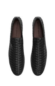 Black Leather Loafers