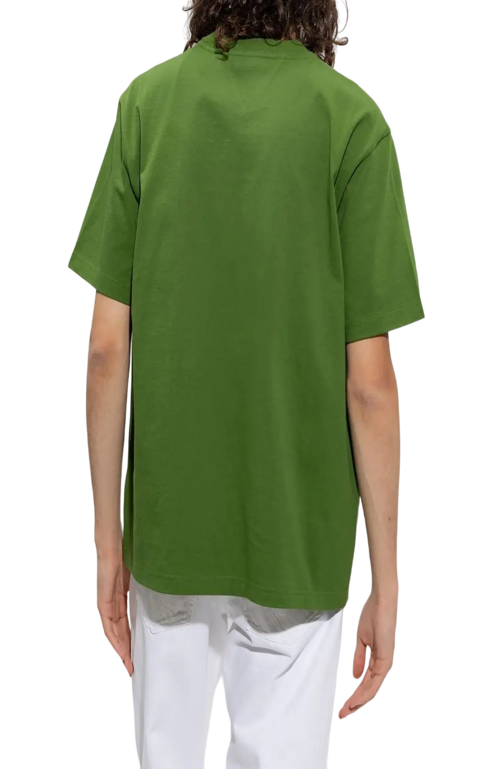 Green cotton T-shirt