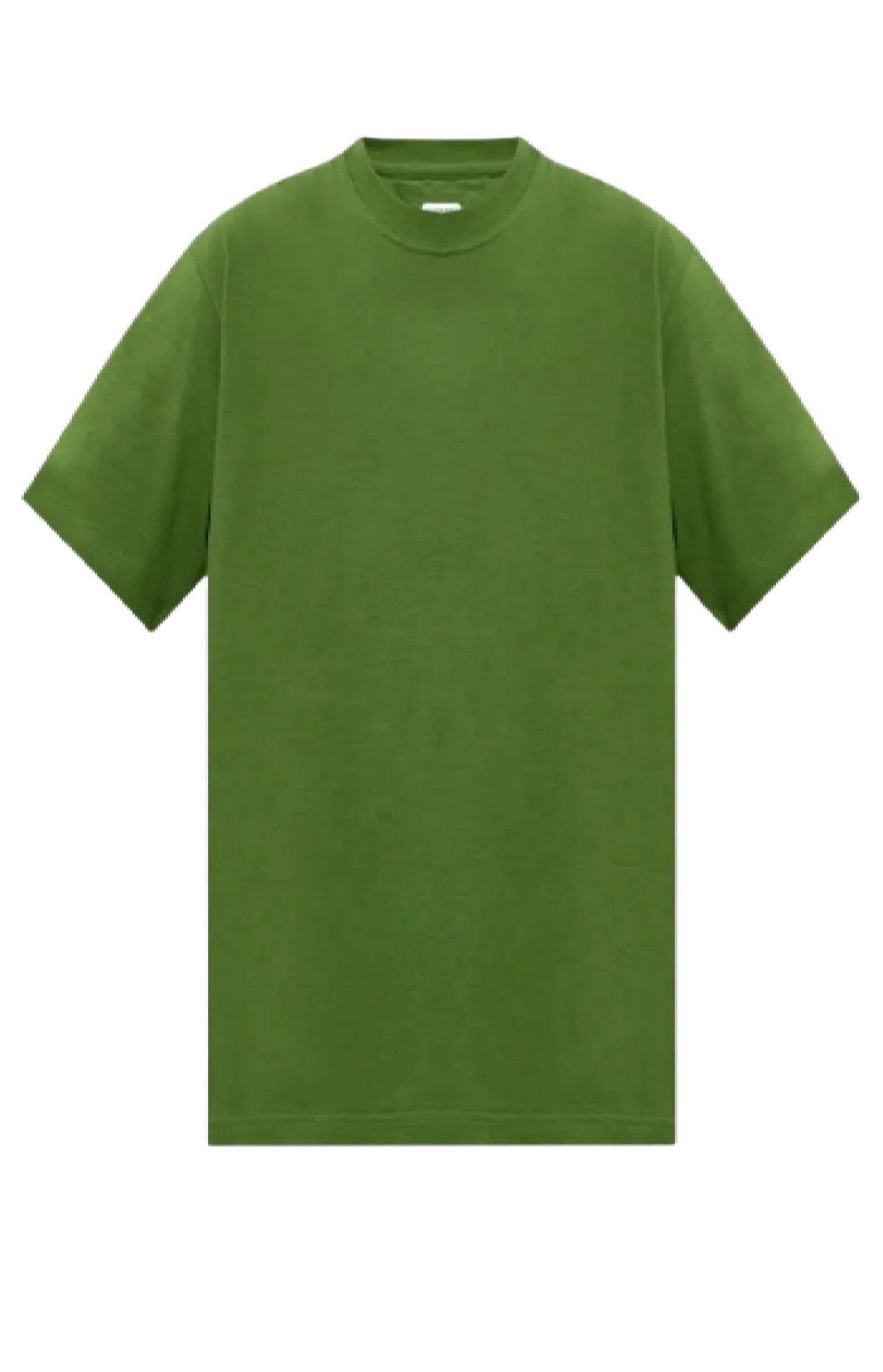 Green cotton T-shirt