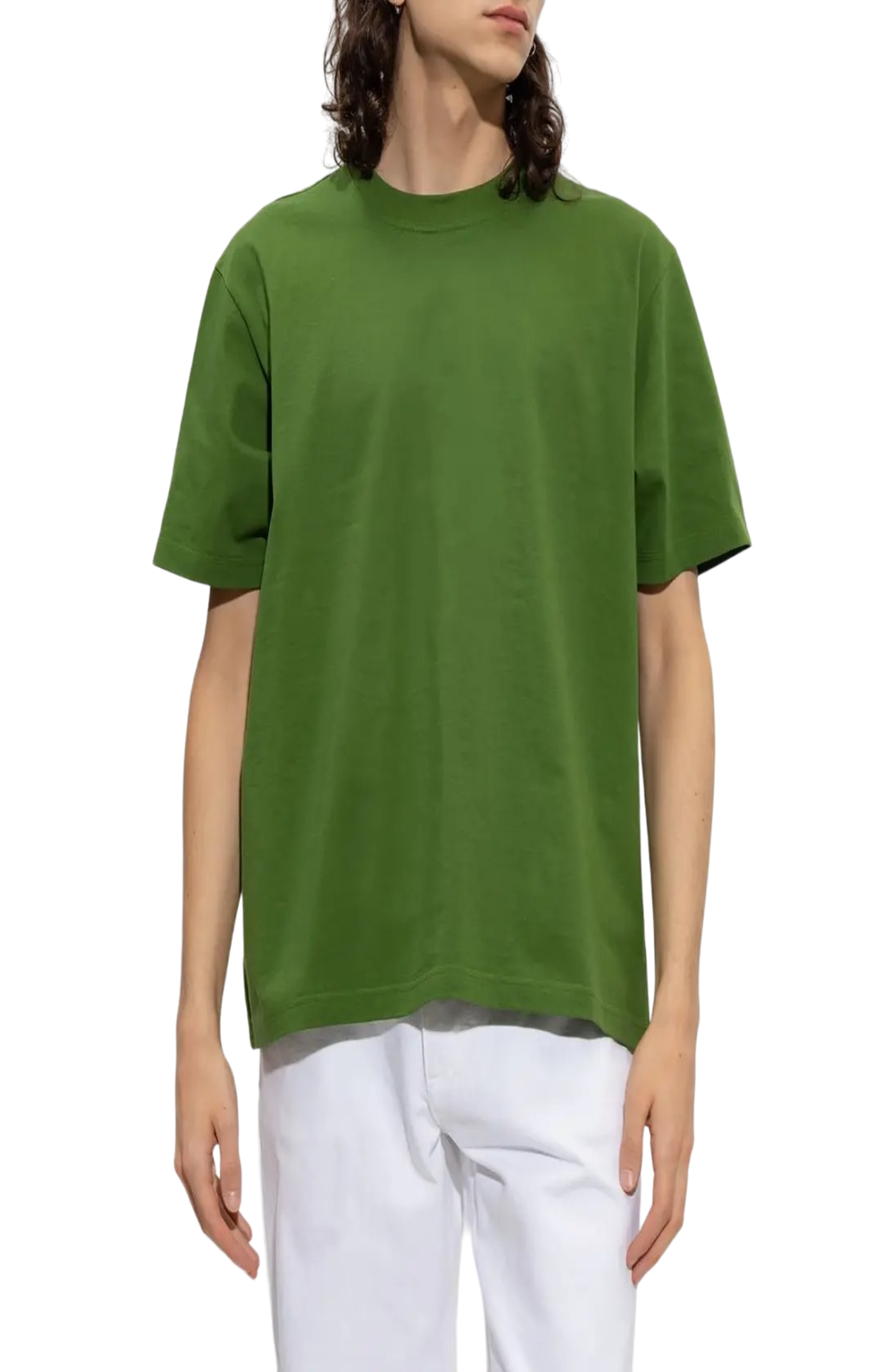 Load image into Gallery viewer, Green cotton T-shirt