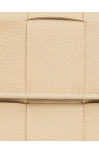 Beige leather wallet