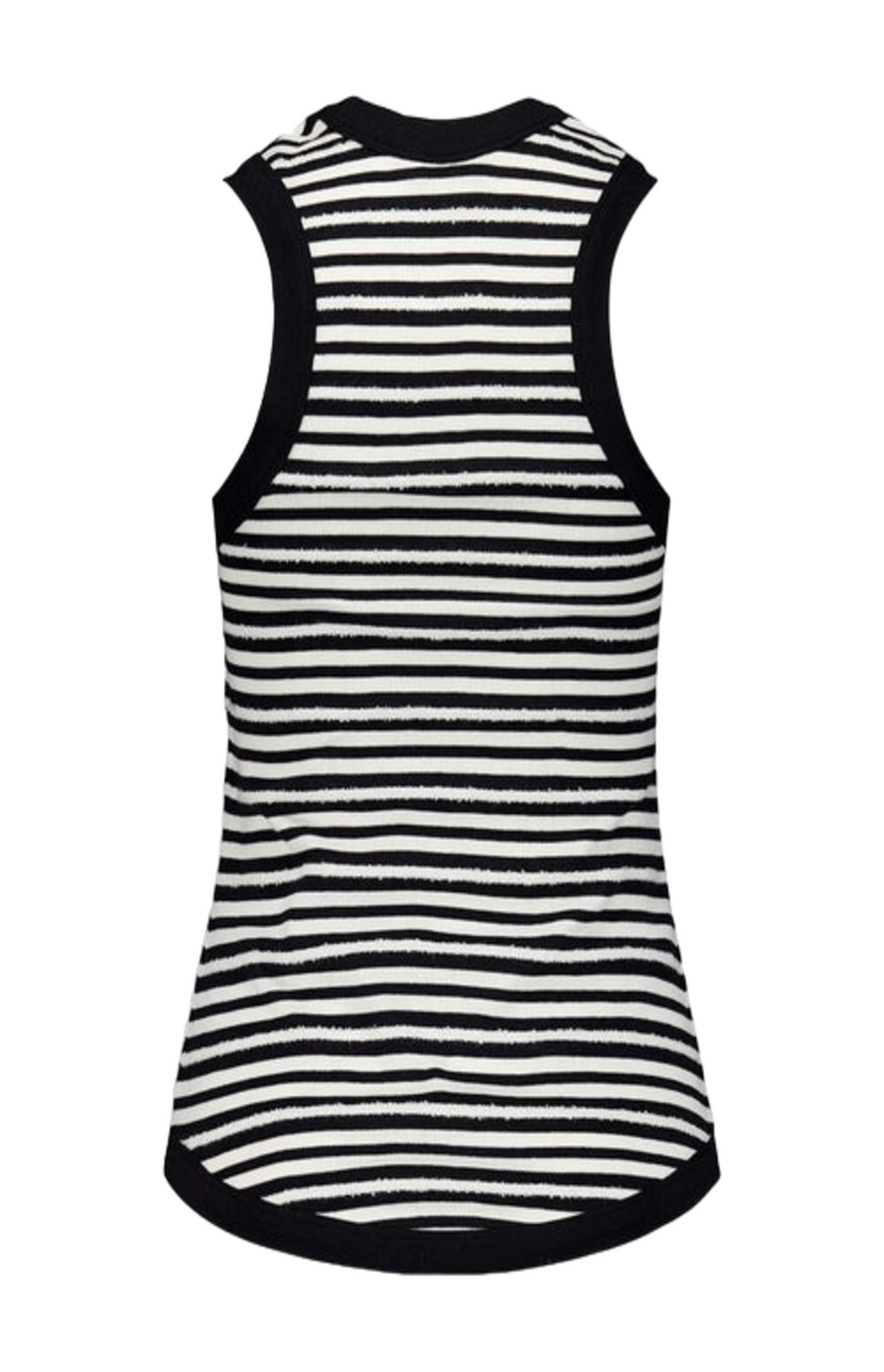 Logo-Embroidered Striped Tank Top