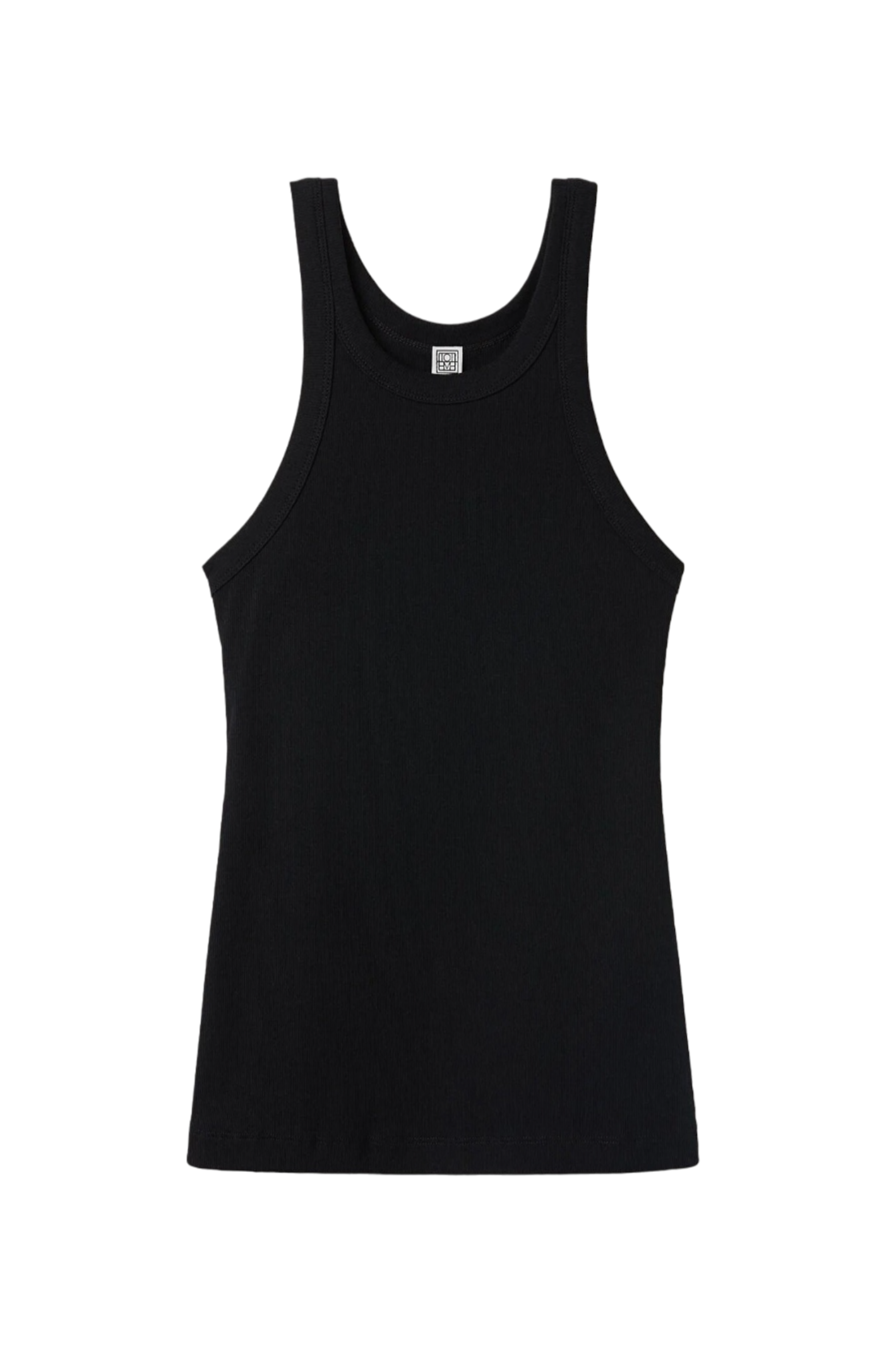 Load image into Gallery viewer, Curved rib tank black