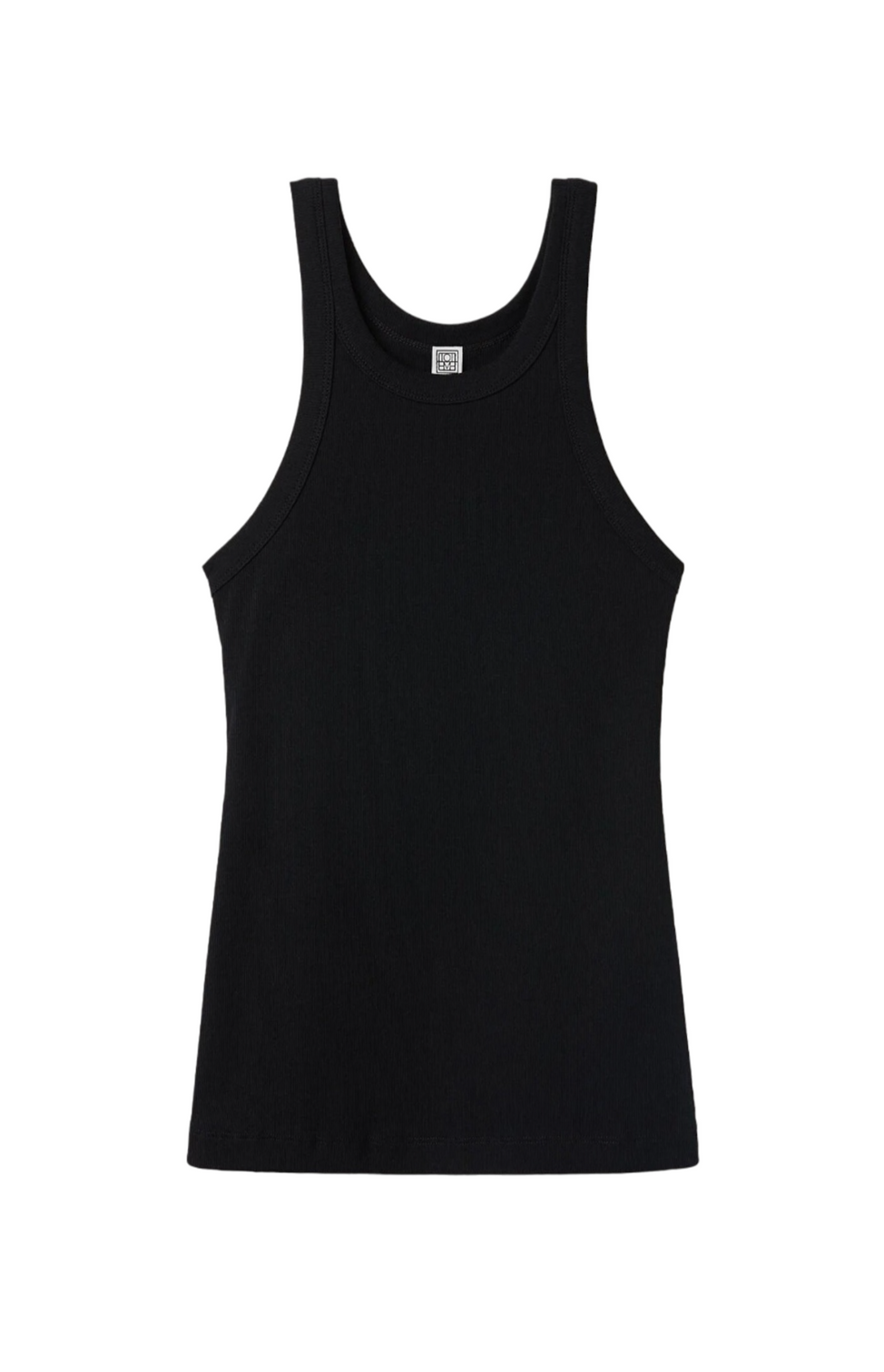 Curved rib tank black