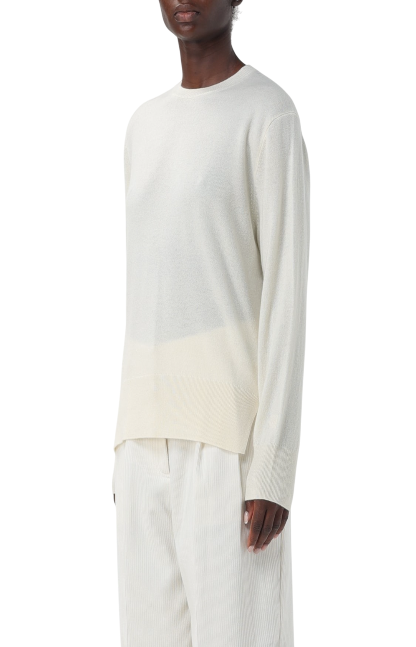 Load image into Gallery viewer, Crew-neck cashmere jumper