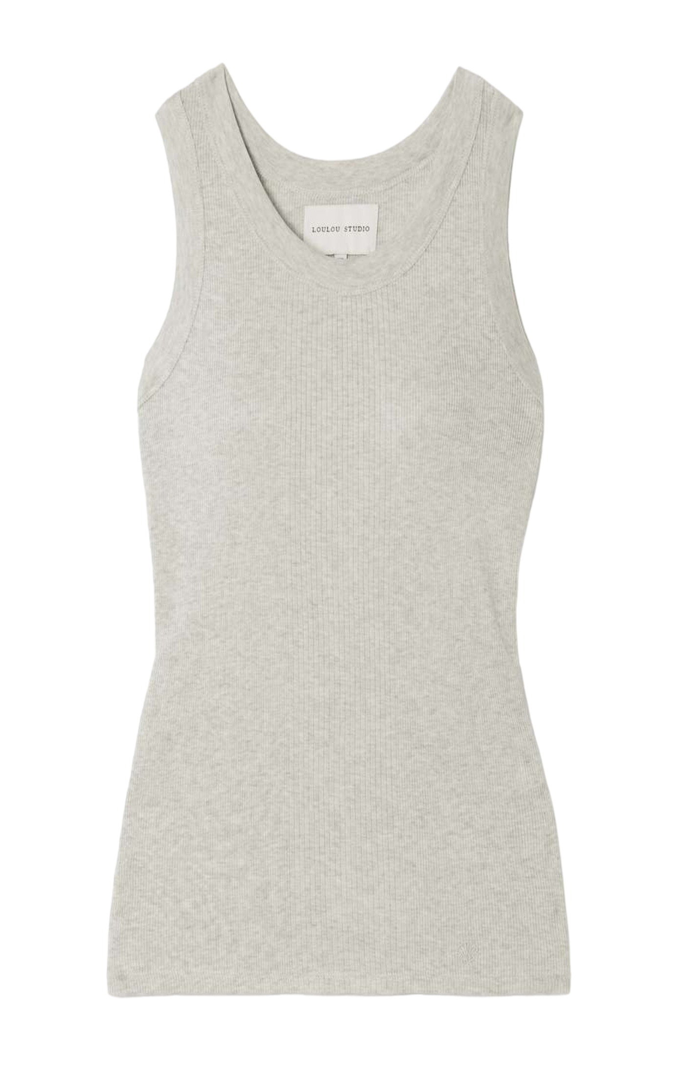 Load image into Gallery viewer, Limba ribbed mercerized cotton-jersey tank