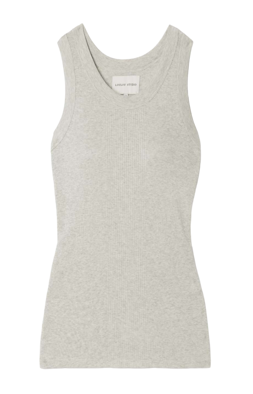 Limba ribbed mercerized cotton-jersey tank